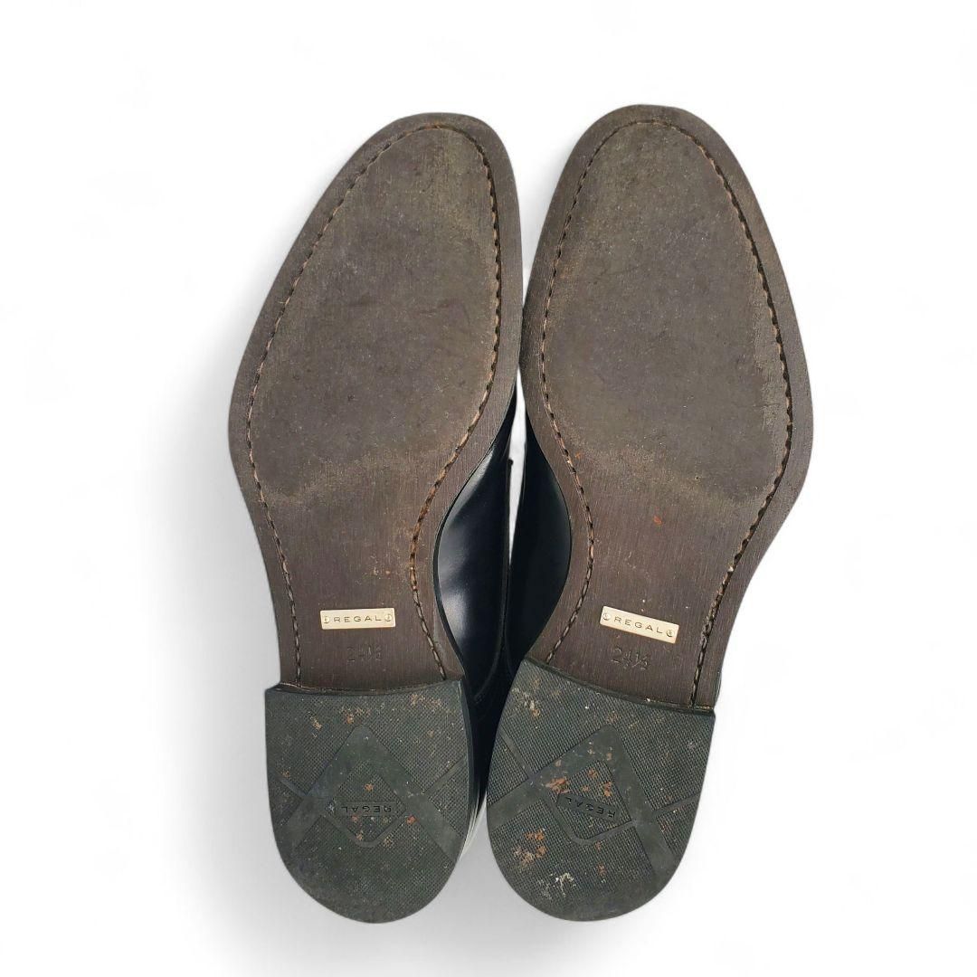 REGAL リーガル ビジネスシューズ ドレスシューズ 外羽根 Uチップ 革靴 本革 紳士靴 冠婚葬祭 フォーマル 就活 型番 521 R 黒