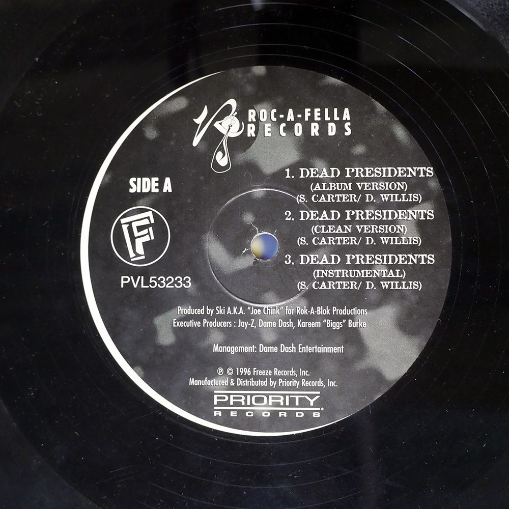 US盤 JAY-Z/DEAD PRESIDENTS / AIN'T NO NIGGA/ROC-A-FELLA
