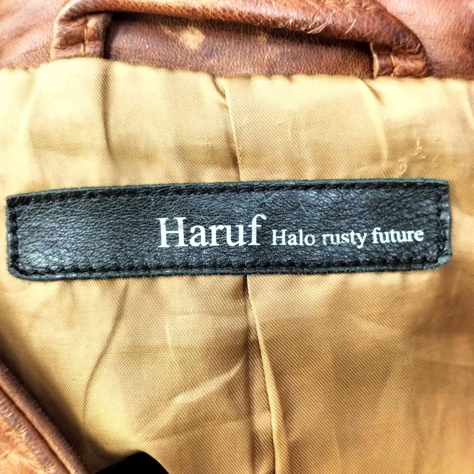 haruf halo rusty future レザージャケット Haruf Halo rusty future Leather ジャケット