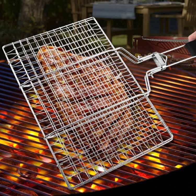 はさみ焼き網 合わせ焼き網 バーベキュー網 焼き網 魚焼き 挟み