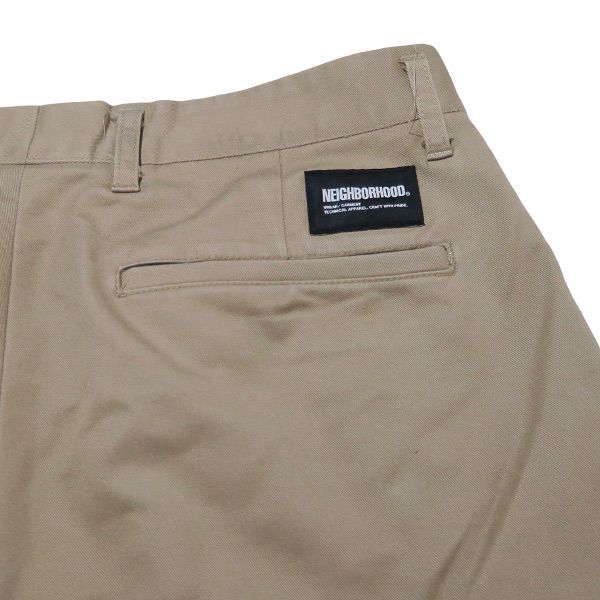 NEIGHBORHOOD TWO TUCK チノパン M ベージュ NEIGHBORHOOD ネイバーフッド 23AW TWO TUCK PANTS 232SPNH