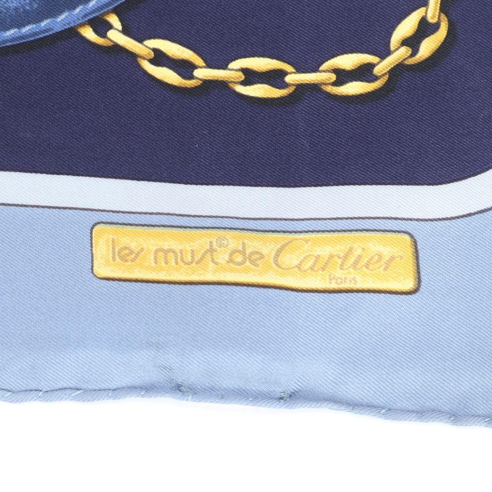 カルティエ　Cartier スカーフ　ベルト　チェーン　83×83 S398 カルティエ Cartier スカーフ ベルト チェーン 83×83 S398
