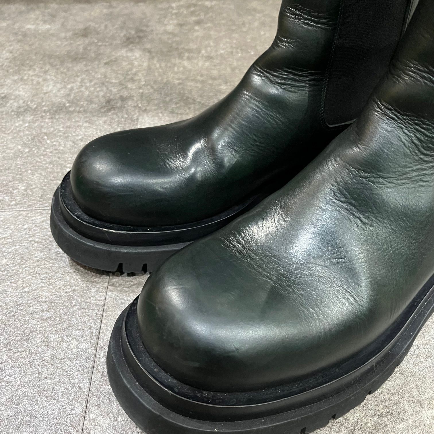 定価192500円 BOTTEGA VENETA チェルシーブーツ サイドゴアブーツ ラグ 