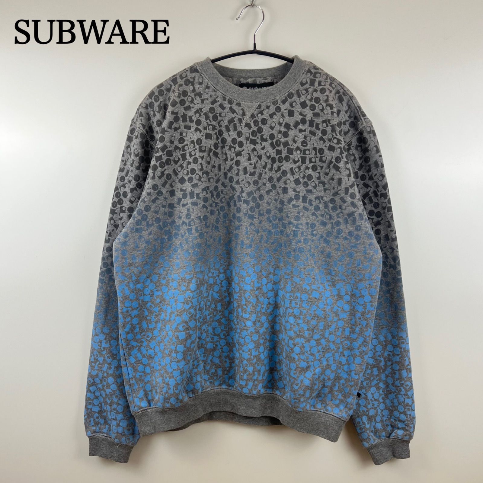 SUBWARE 00s archive SPRAY CAP print sweatshirt L STASH RECON 