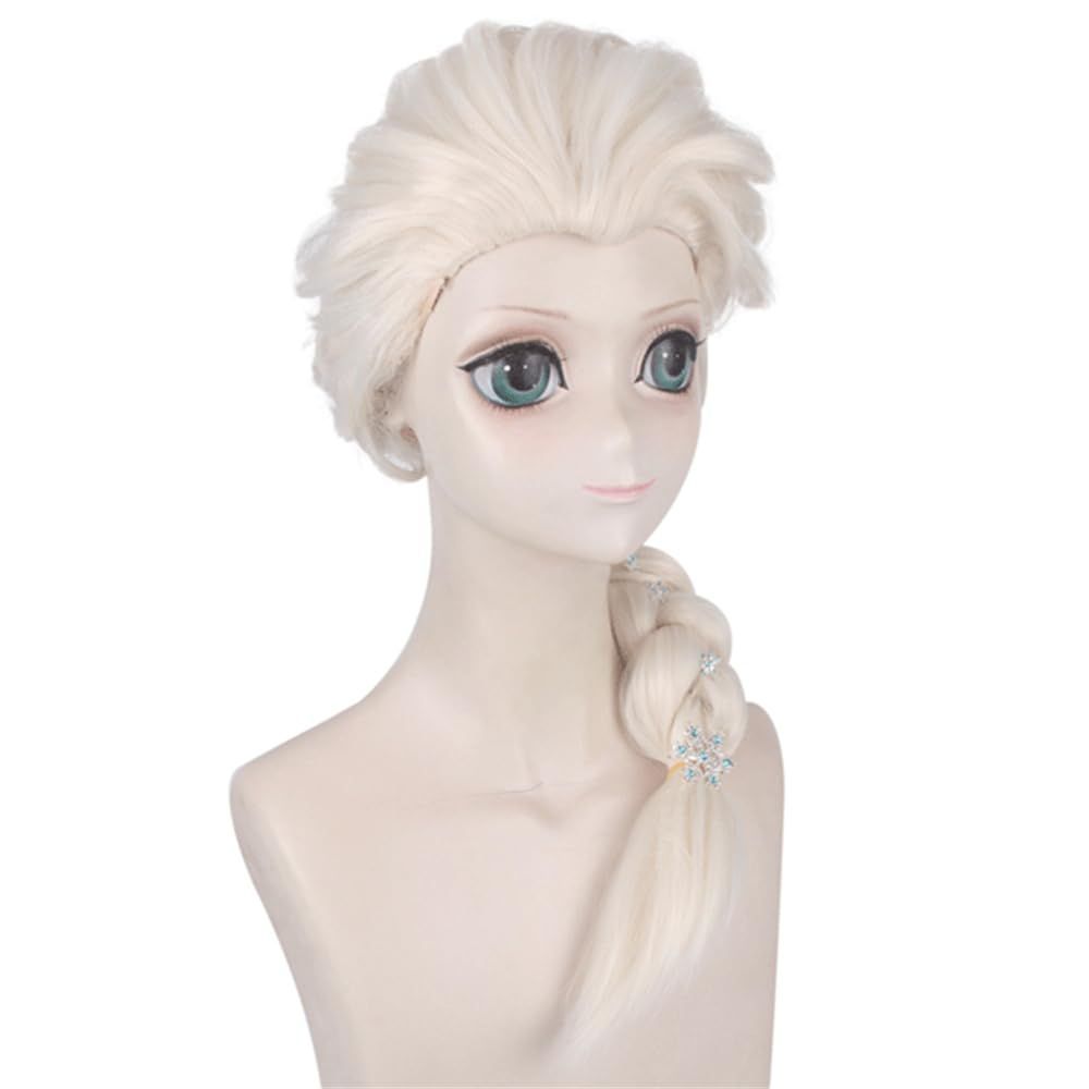 Akixen アナと雪の女王 エルサ ヘアアレンジ ウィッグ コスプレ