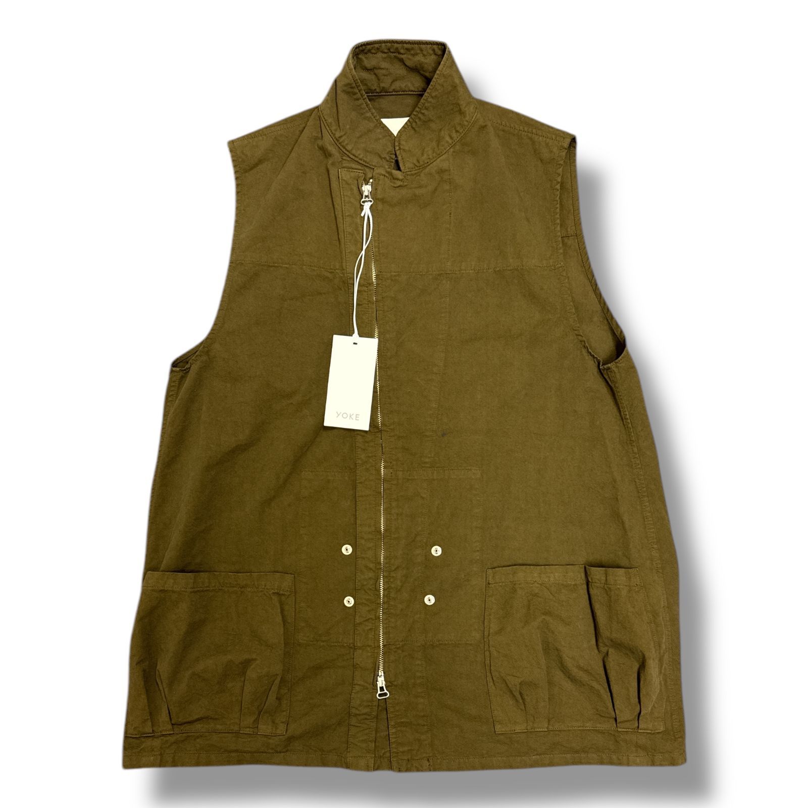 定価50600円 未使用品 YOKE 23AW Military Long Vest ミリタリー