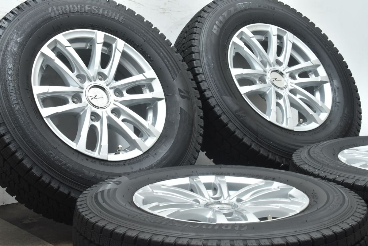 超バリ溝 製 Weds PRODITA 15in 6J 33 PCD139.7 ブリヂストン ブリザック VL10 195 80R15 ハイエース レジアスエース