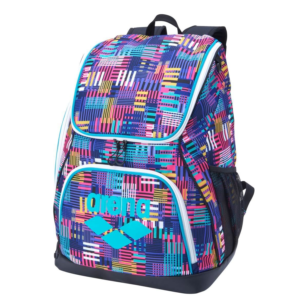 アリーナ バックパック 総柄 ユニセックス フリーサイズ W34×H48×D24 cm 水泳 スイミング バッグ 約35L AS5FBP31U