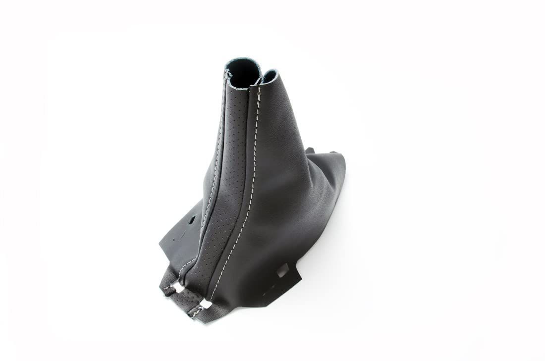 【数量限定】Grazio&Co. 80ハリアーストライプシフトブーツ 黒革グレーステッチ