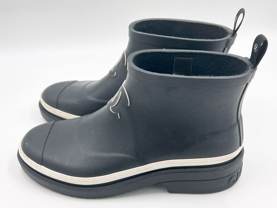 CHANEL シャネル レディース ラバー アンクル ブーツ レインシューズ ブラック サイズ 38 23A G45076 B13298 94305