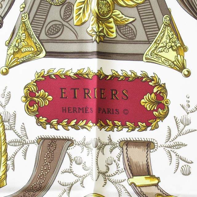 HERMES エルメス　大判スカーフ　カレ90 エトリエ 美品 エルメス HERMES カレ90 
