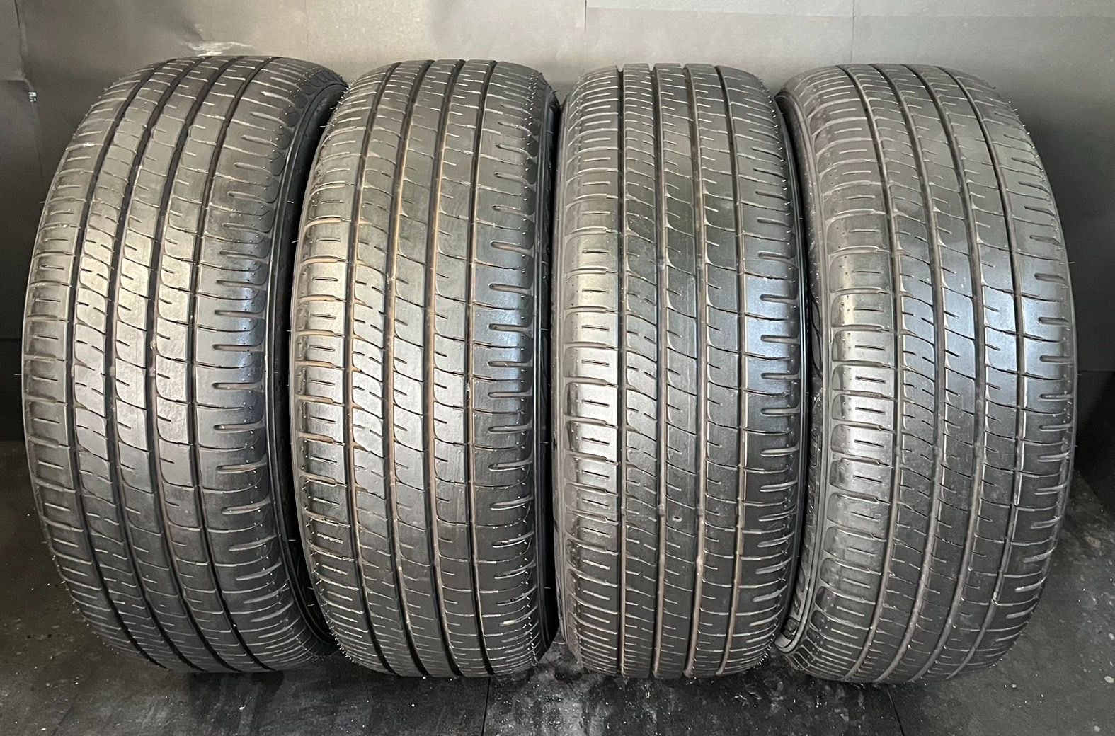 うっすらイボ 約9.8〜9.9分山 ダンロップ DUNLOP エナセーブ ENASAVE EC204 215 55R17 4本 h_415