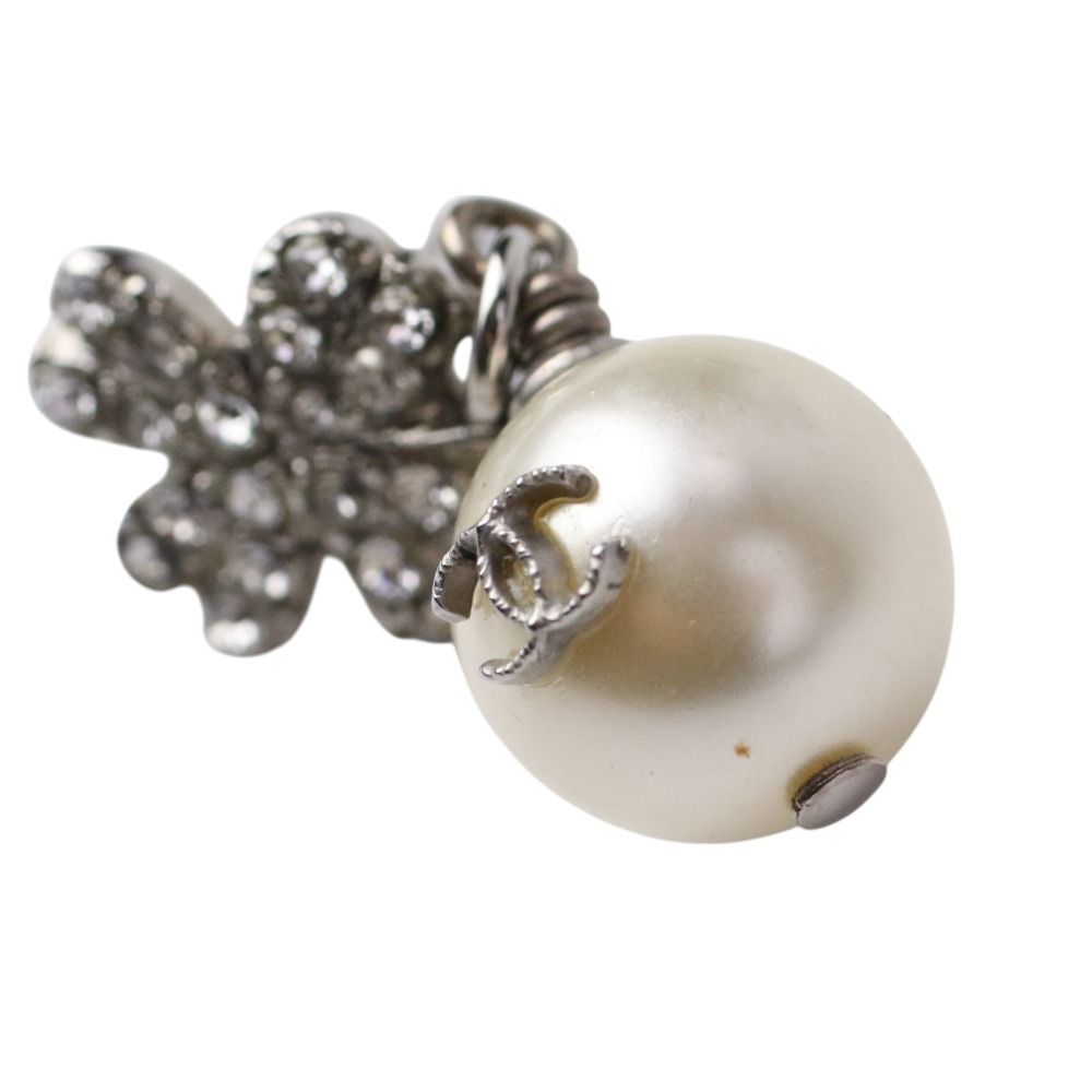 CHANEL シャネル 15P フェイクパール ラインストーンクローバー CHANEL シャネル 15P フェイクパール ラインストーンクローバー