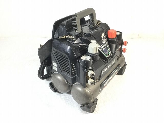 ☆中古品☆HITACHI 日立工機 常圧/高圧 エアコンプレッサー EC1245H2 エアーコンプレッサー エア工具 エアツール 94026