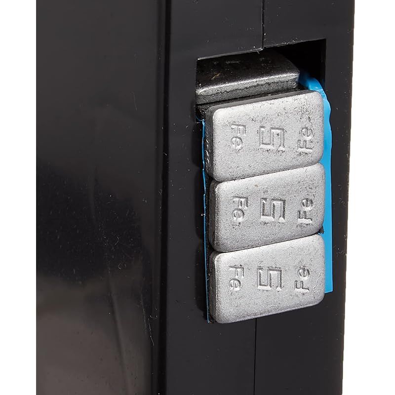 マルエヌ 鉄製バランスウエイト シルバー 5g×1000pcs 5kg BWS05 強粘着