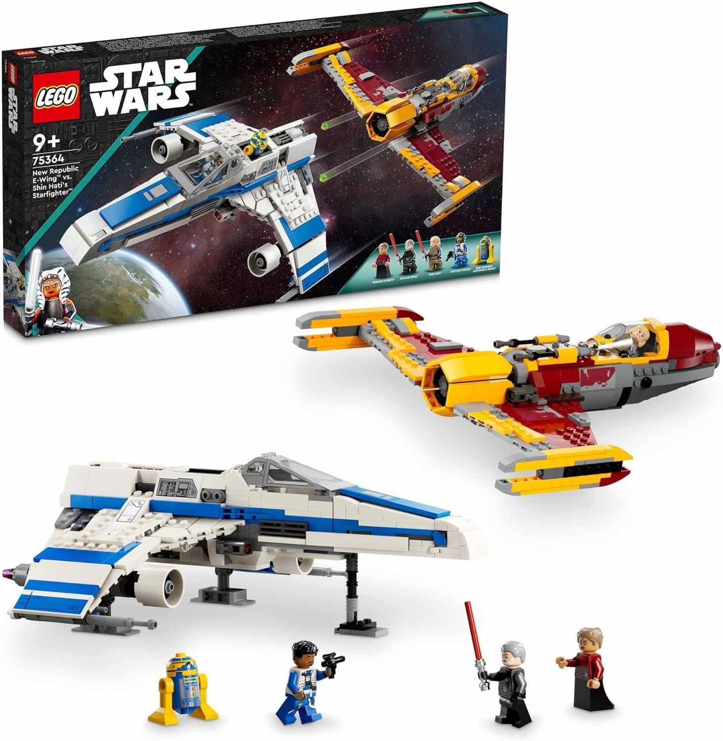 レゴ(LEGO) スター・ウォーズ リパブリック Eウイング vs. シン・ハティのスターファイター おもちゃ 玩具 プレゼント 誕生日 ブロック クリスマス 男の子 女の子 子供 9歳 10歳 11歳 小学生 宇宙
