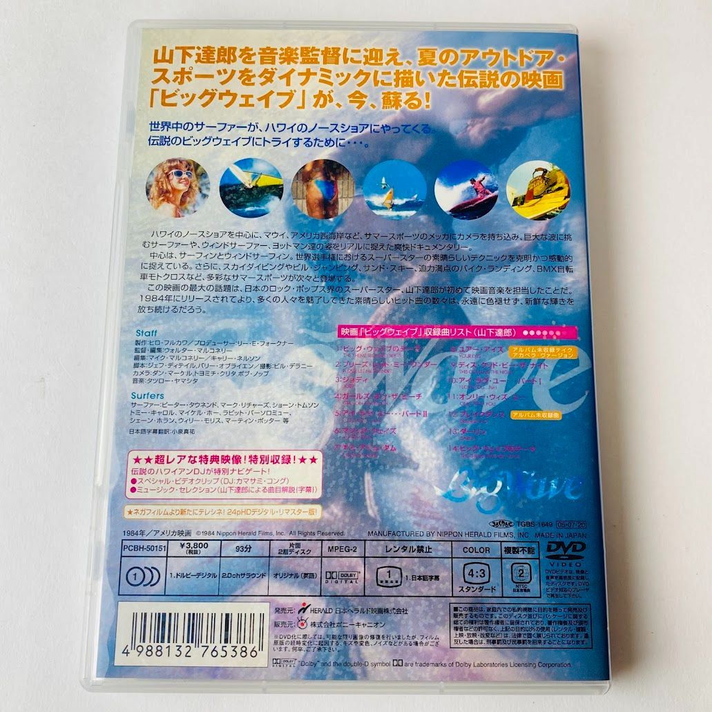 Big　Wave（通常）（DVD）マーク・リチャーズ 音楽 山下達郎/パイナップル・ボーイズ  : BIG WAVE [DVD] : マーク・リチャーズ, マイケル・ホー