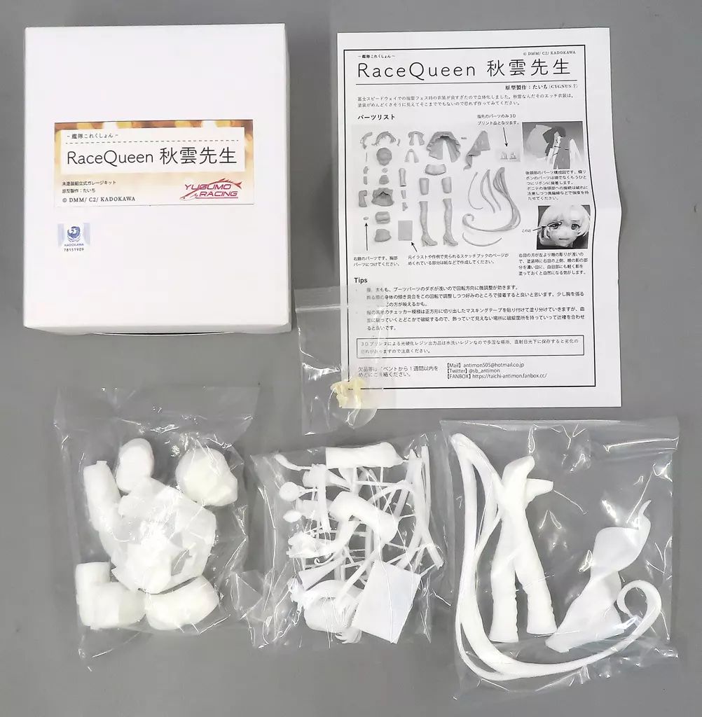 レースクイーン秋雲先生　ガレージキット　原型制作　たいち先生 中古】フィギュア Race Queen 秋雲先生 「艦隊これくしょん～艦これ