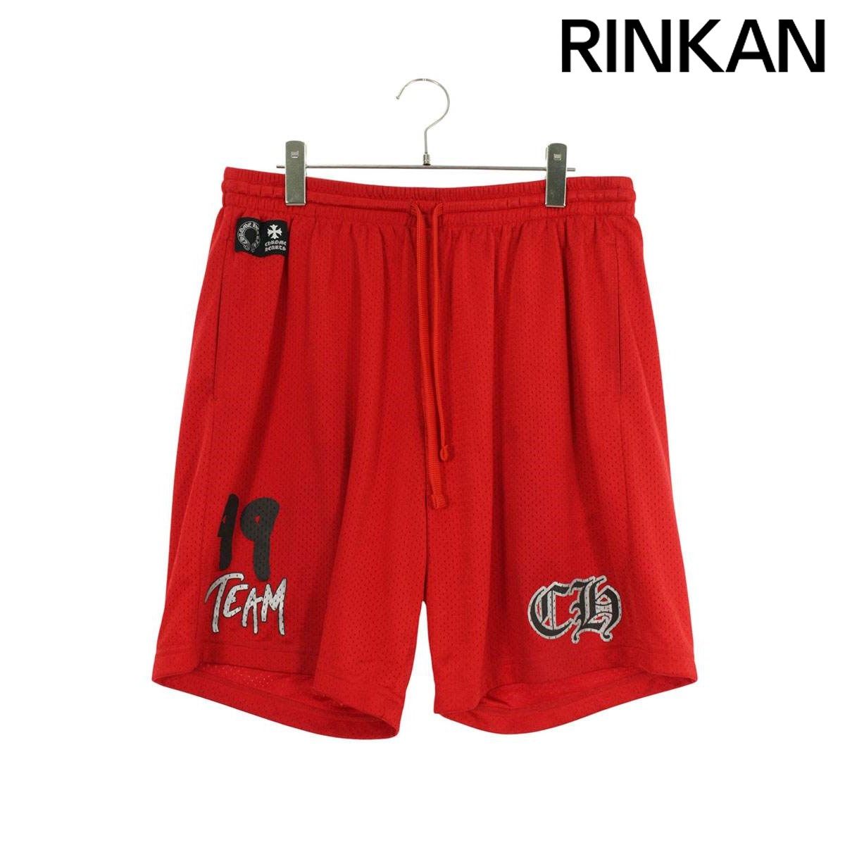クロムハーツ MESH VARSITY SHORTS CHプリントメッシュハーフパンツ メンズ XL