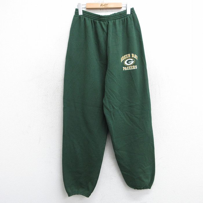 売れ筋・人気アイテム 商品 スウェット W34/古着 パンツ グリーンベイパッカーズ 90s メンズ パンツ
