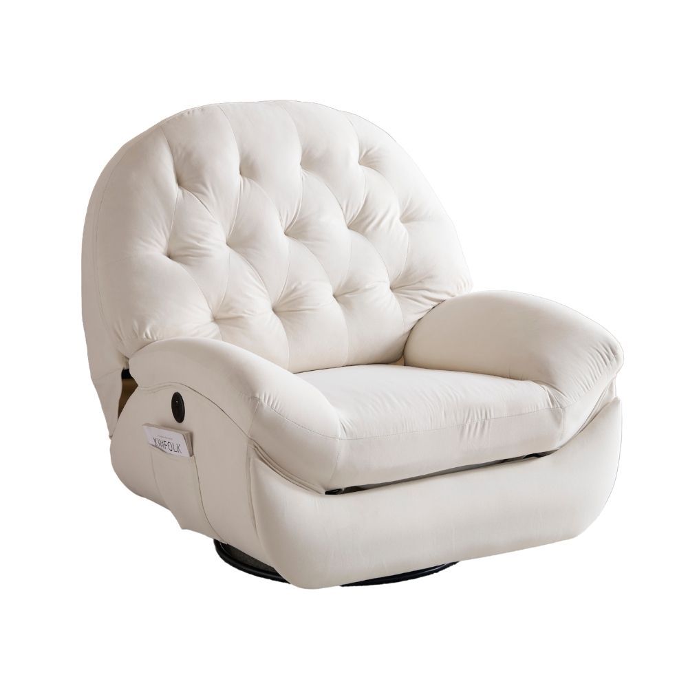 17 割 電動1人掛けソファー リクライニングチェア ゲーミングチェア リクライニングソファ 電動ソファ ベルベット 貝殻のデザイン 270度回転式 背もたれ調節105-165度 簡単昇降ボタン 快適なリビング 一人暮らし 癒しの必需品