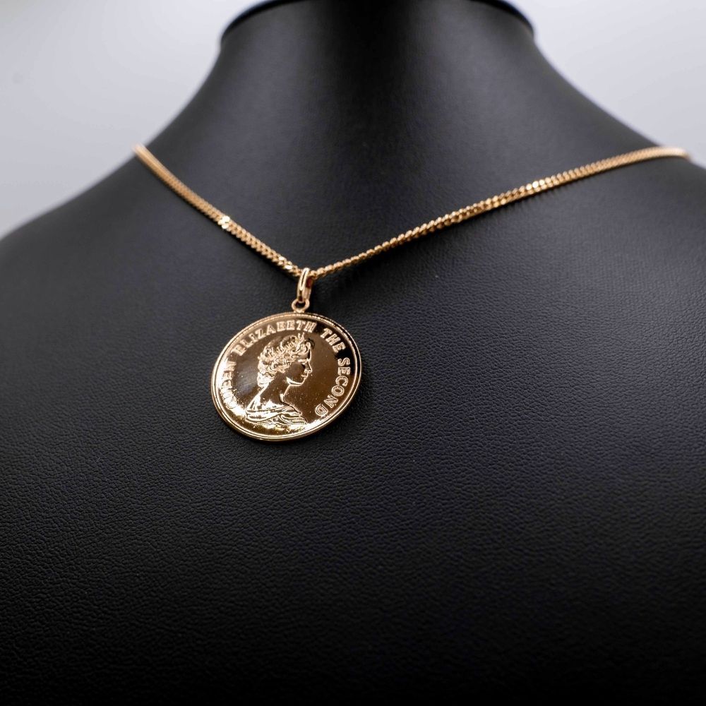 24金18金】イーグルペンダントチャーム ネックレス K24 K18 新品2 24金