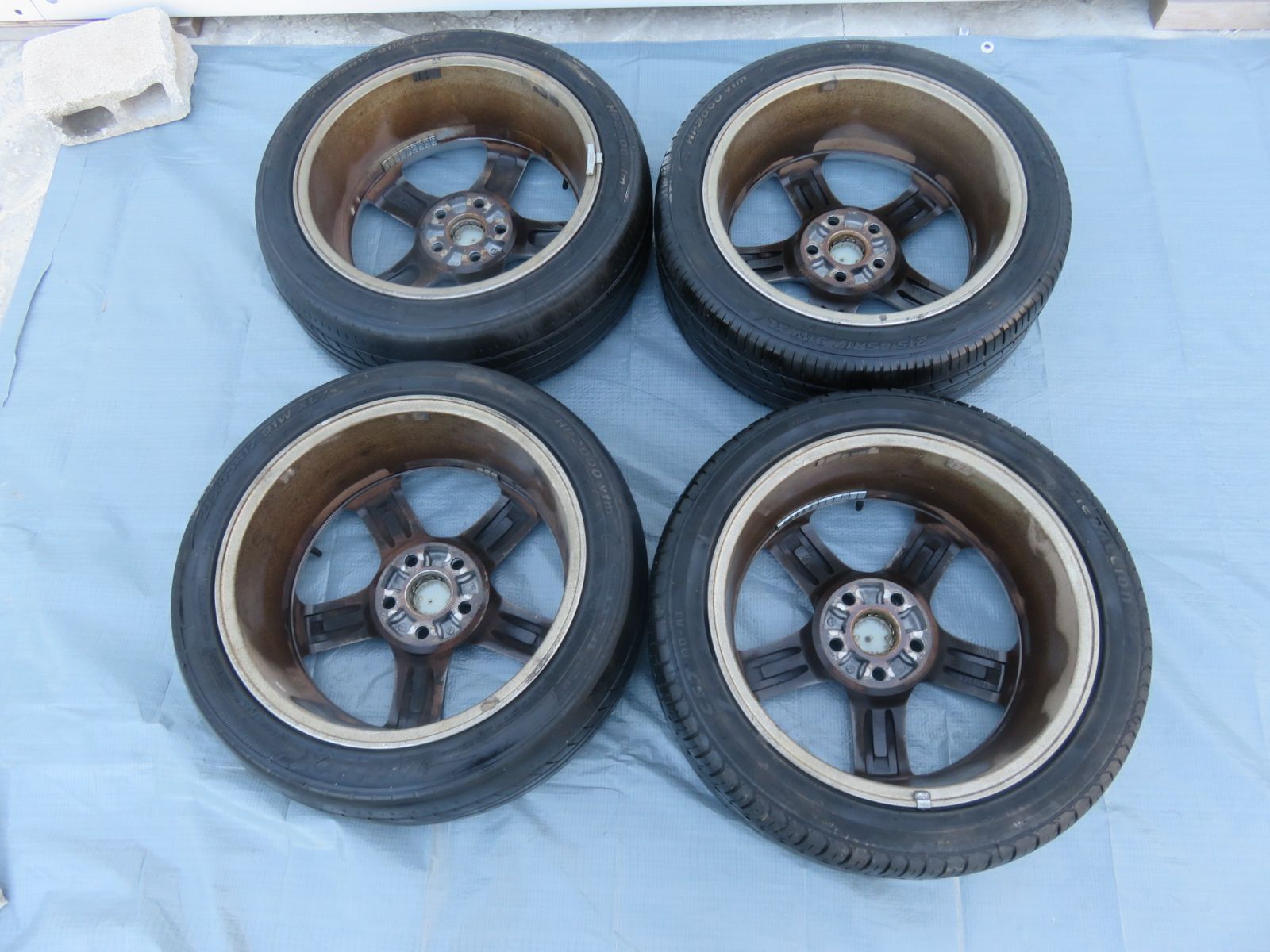☆SFC1546/トヨタ アルテッツァ 17インチ 17×7JJ +50 5穴 PCD114.3 