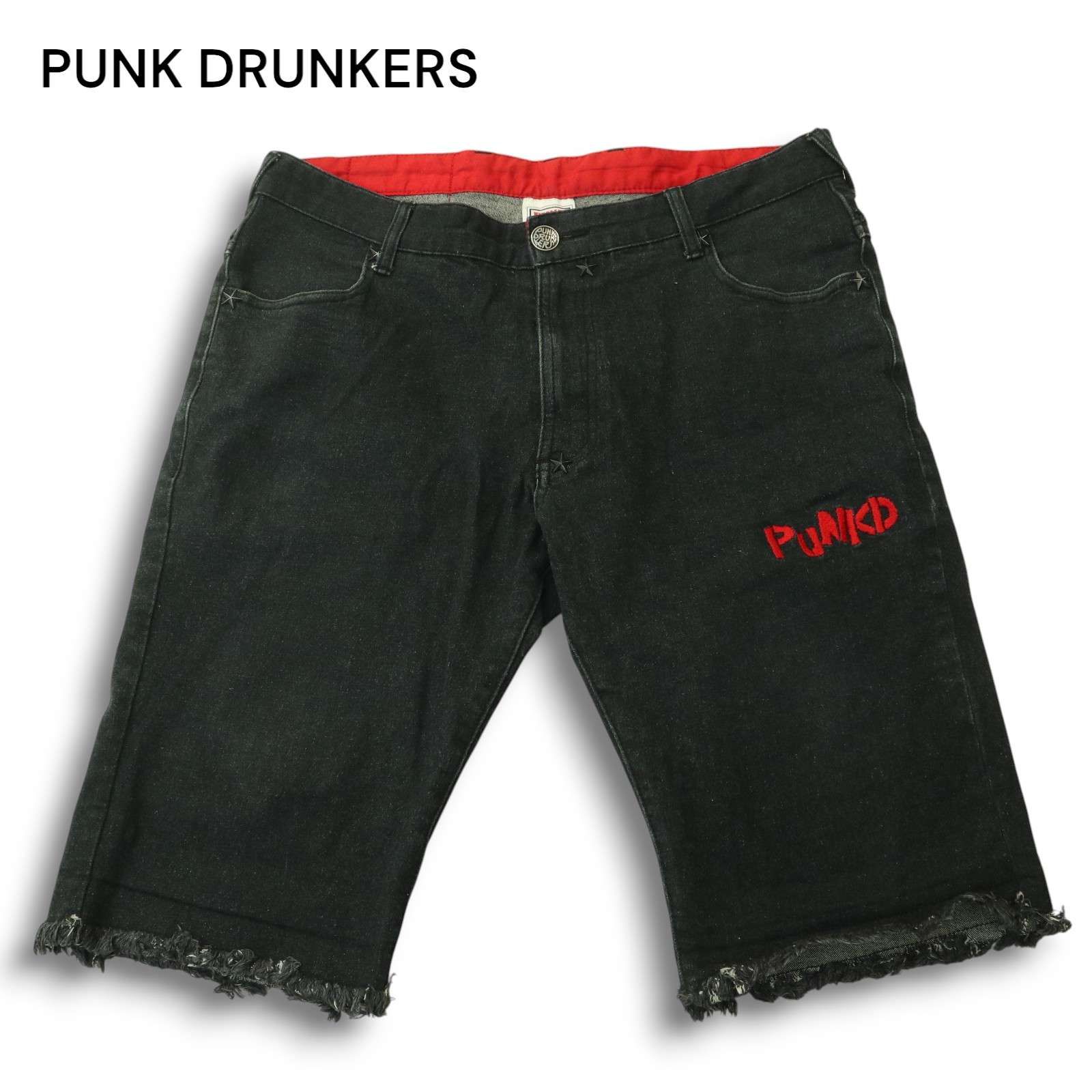 PUNK DRUNKERS ショートパンツ XL 男性 ショーツ おしゃれ