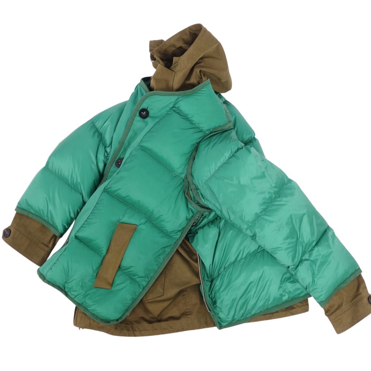 美品 サカイ Sacai ダウンジャケット 20-02317M 20AW Ten - メルカリ