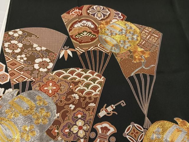 平和屋着物●豪華黒留袖 作家物