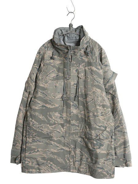 米軍実物 USAF デジカモ 迷彩 レインパーカー ABU ミリタリー 米軍