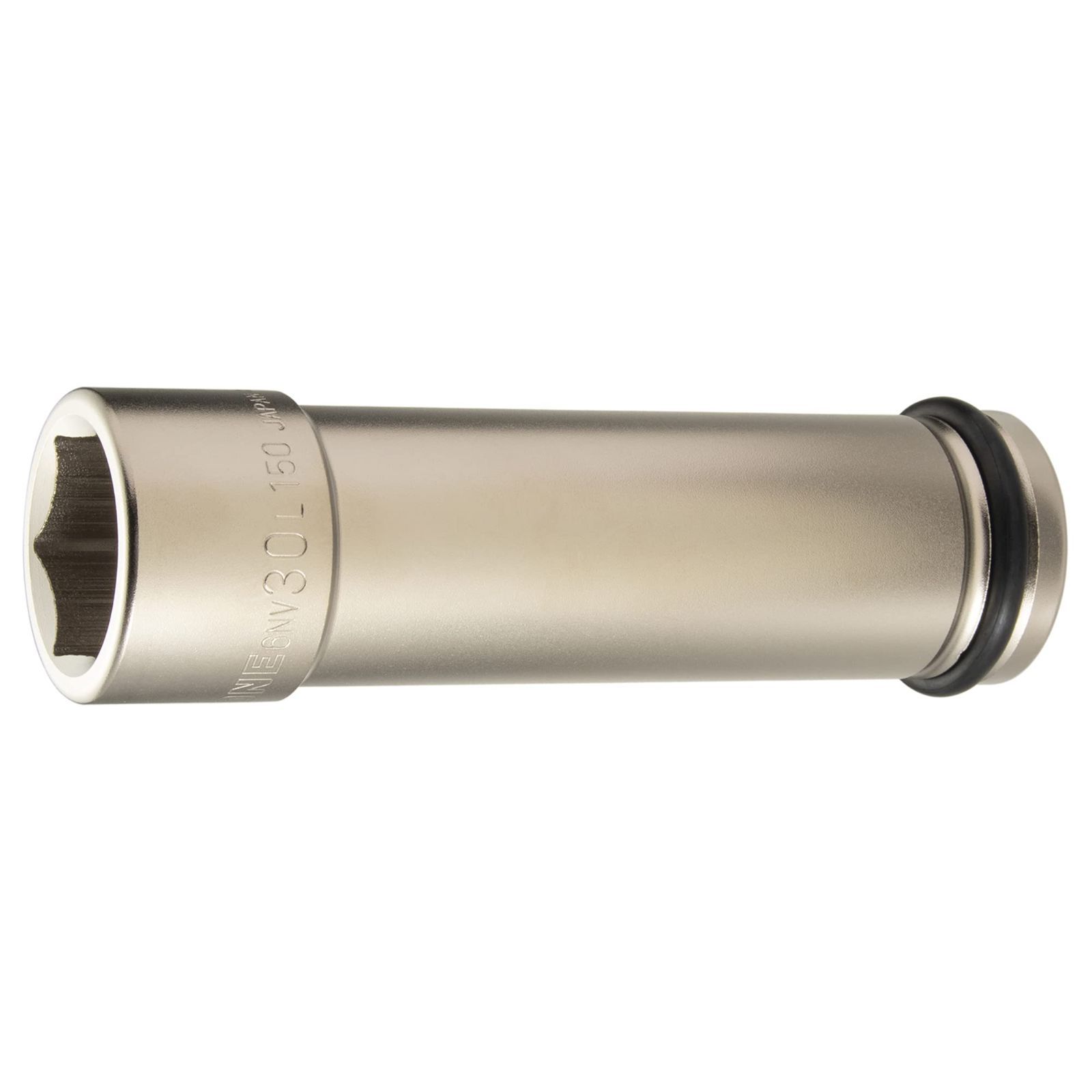 Size:6NV-30L150:二面幅:30mm トネ(TONE) インパクト用超ロングソケット(6角) 6NV-30L150 差込角19.0mm(3/4＂) 二面幅30mm