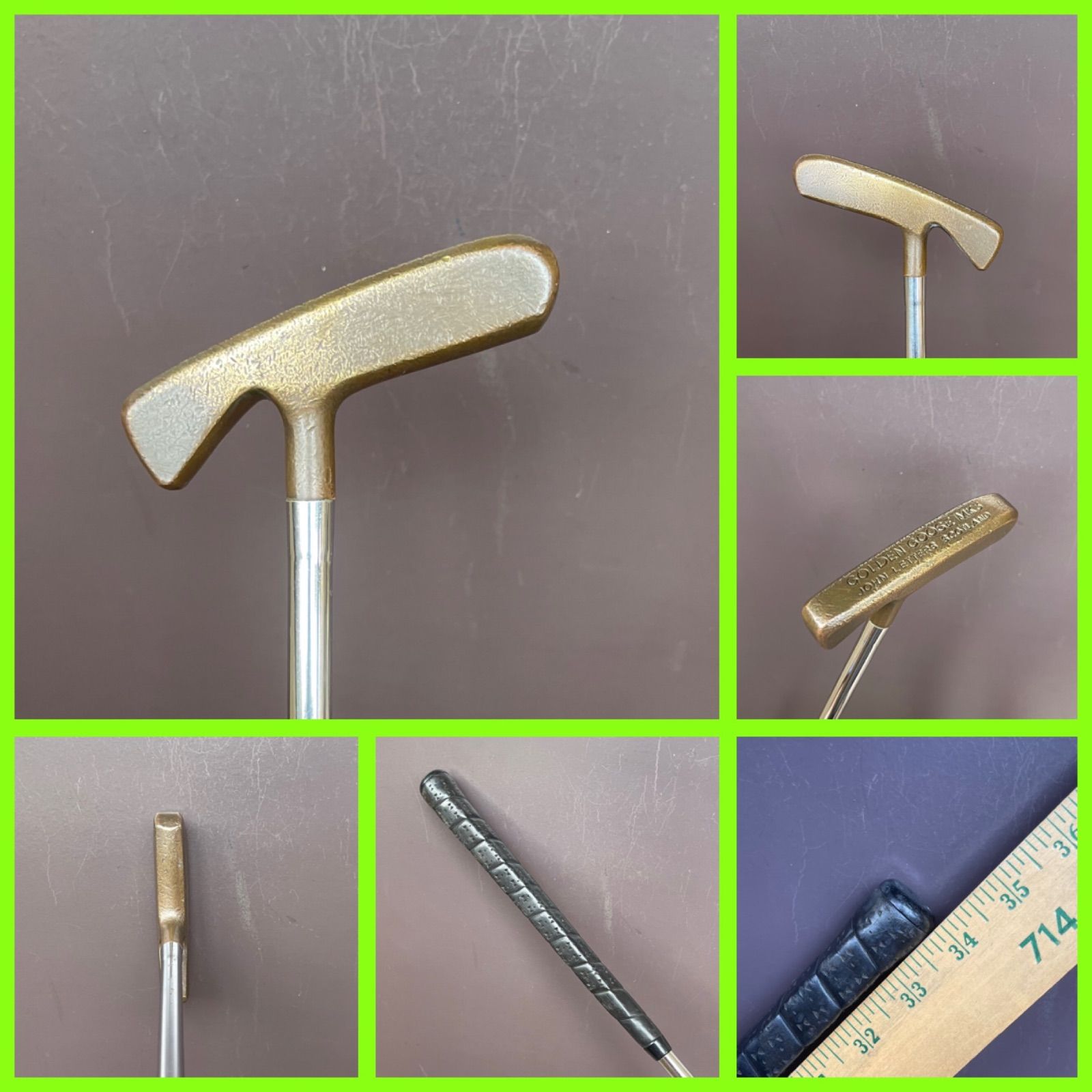 57-318 初入荷 み パター 34インチ JOHN LETTERS SCOTLAND GOLDEN GOOSE MK3 スコットランドのジョン レター製の なパターをこの機会にぜひ