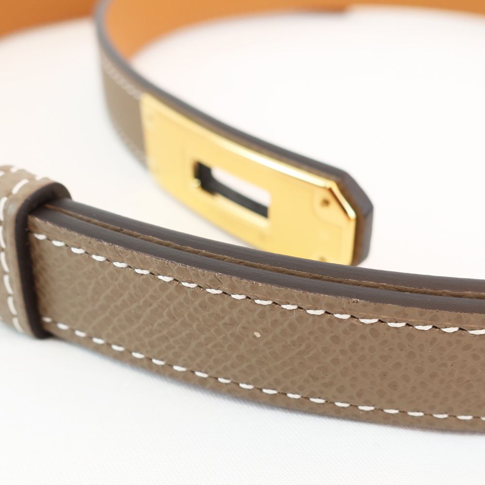 天白】【HERMES】エルメス ケリーベルト B刻印 2023年頃製造 