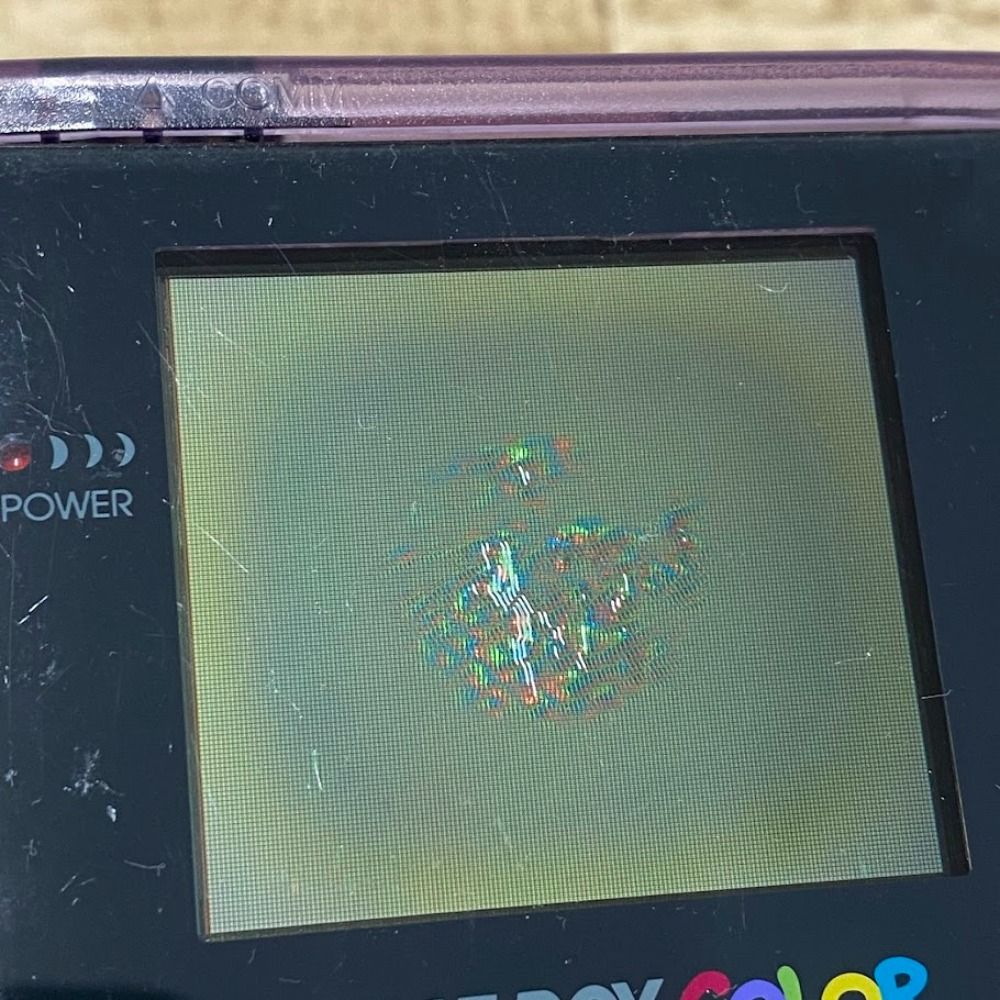 08w13401 品 ゲームハード ゲームボーイ クリアパープル GBC UP786_INFO