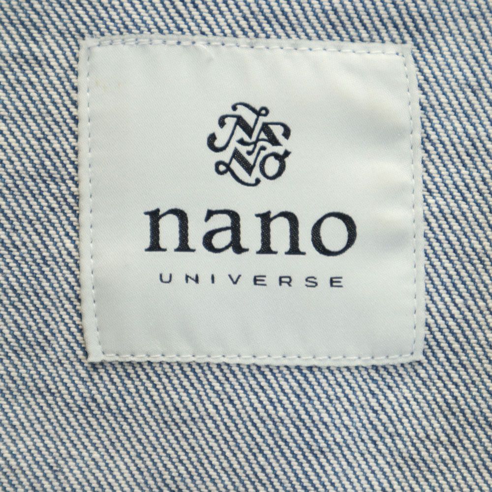 ナノユニバース デニムジャケット 36 ブルー nano universe レディース