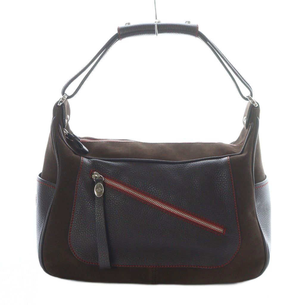 TOD'S スエード ロゴ金具 ワンショルダーバッグ 肩掛け レザー c840 TOD´S スエード ロゴ金具 ワンショルダーバッグ 肩掛け レザー c840
