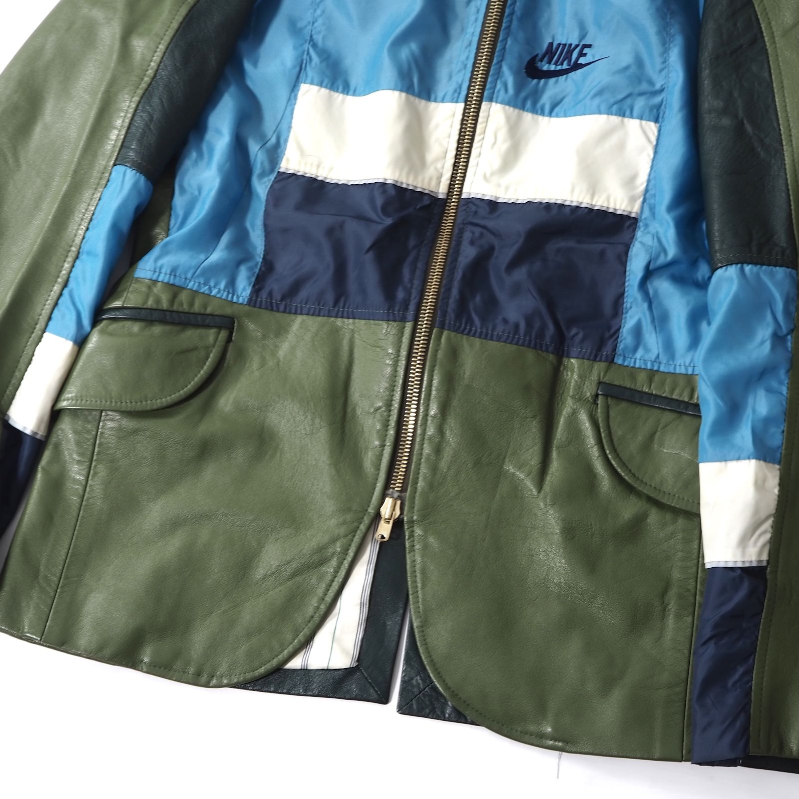 △ドクターロマネリ Dr.Romanelli 希少 NIKE 再構築 レザージャケット