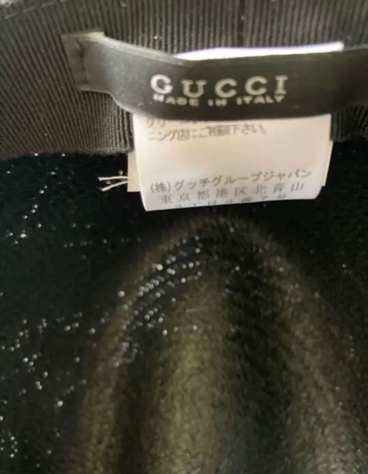 おトク】 新品、未使用 GUCCI グッチ ハット 帽子 ロンガーハット 中