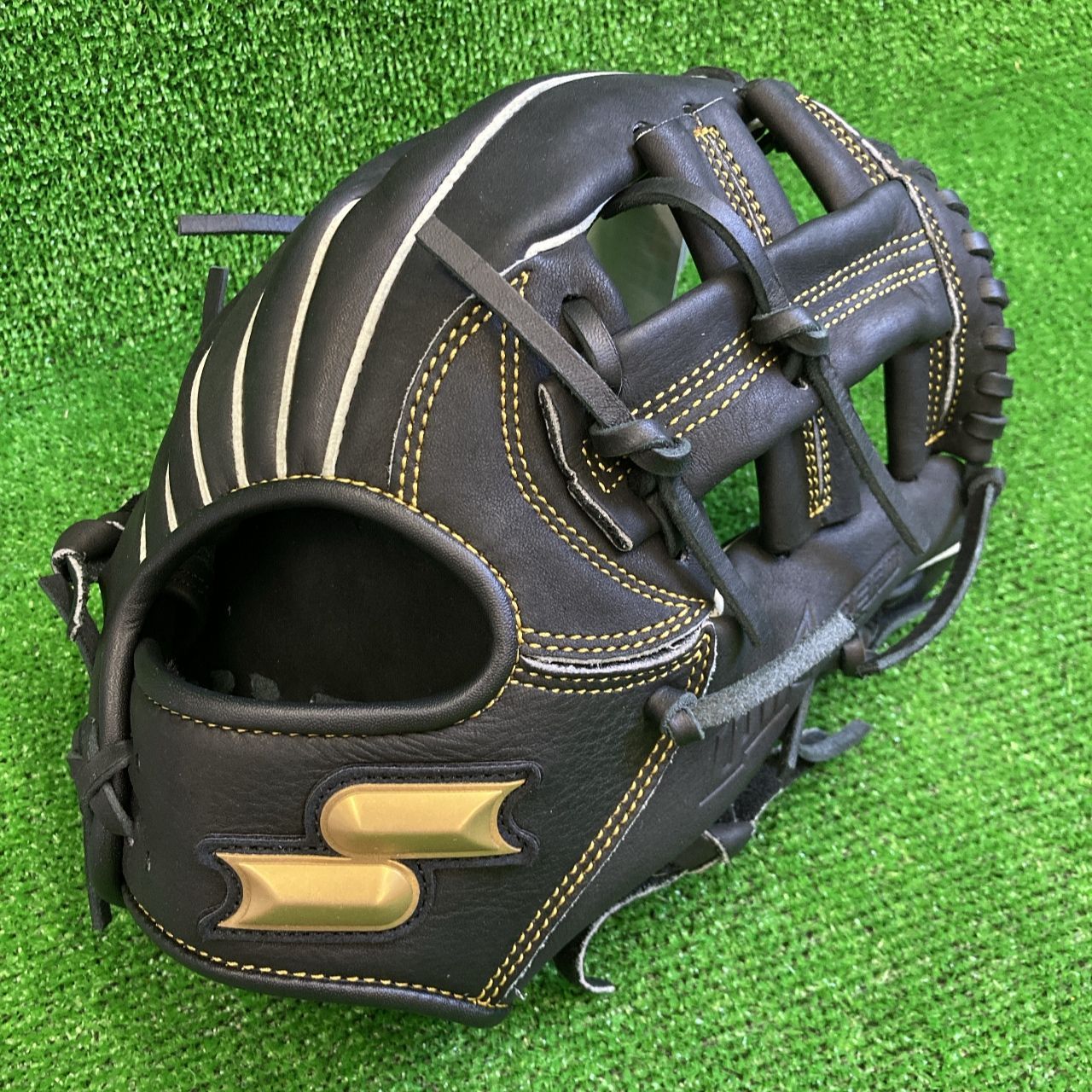 SSK 少年軟式用グラブ ブラック サイズM オールラウンド用 WJG324 天然