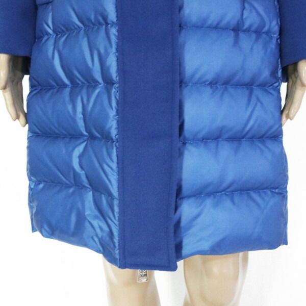 75 OFF ノーシークレッツ SNOW SECRET コート 42 ECO154 Mサイズ ブルー レディース ダウンコート アウター フード付き GULLKHAN_COM