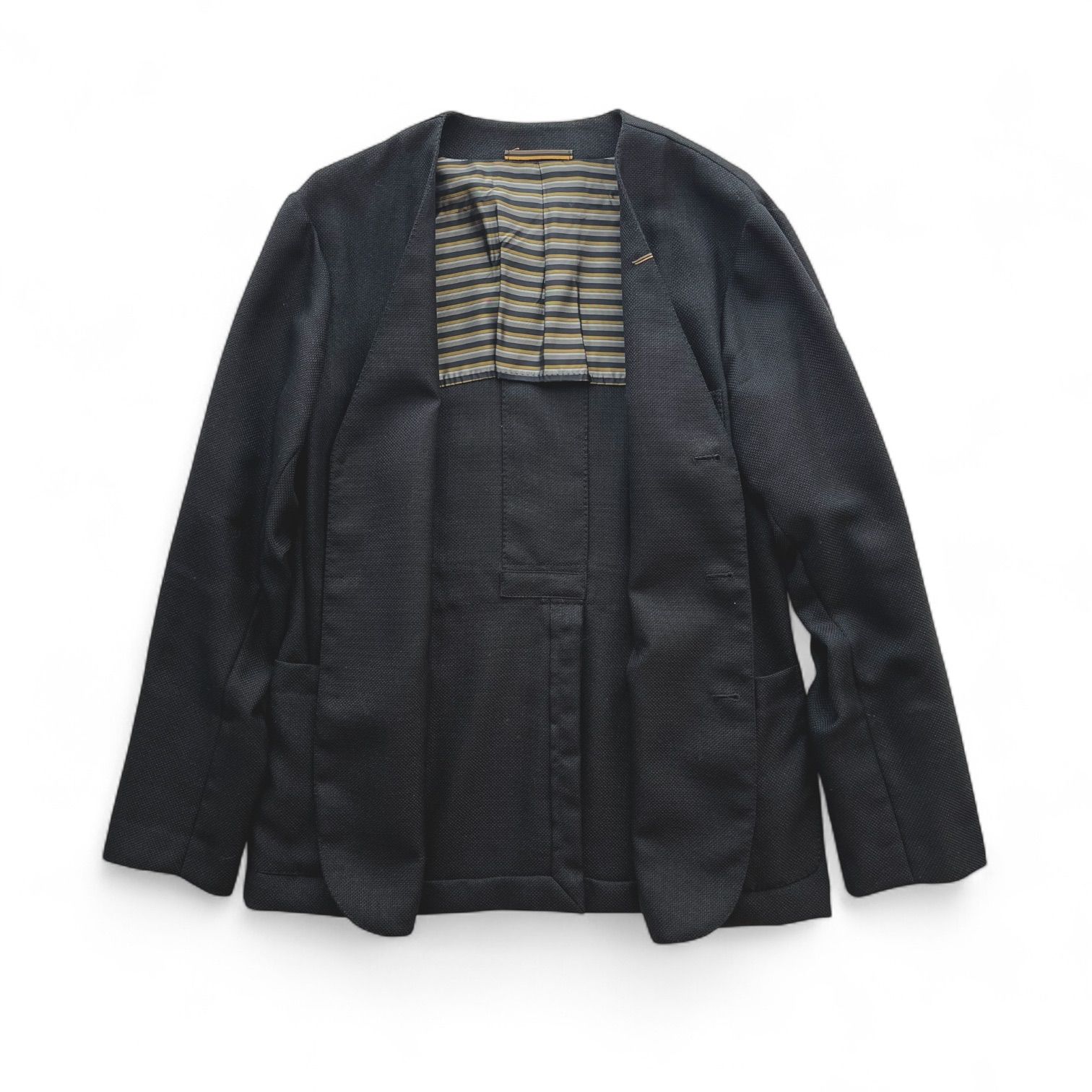 ORBIUM オルビウム CARDIGAN BLAZER モヘアウールポプリンソリッドノー