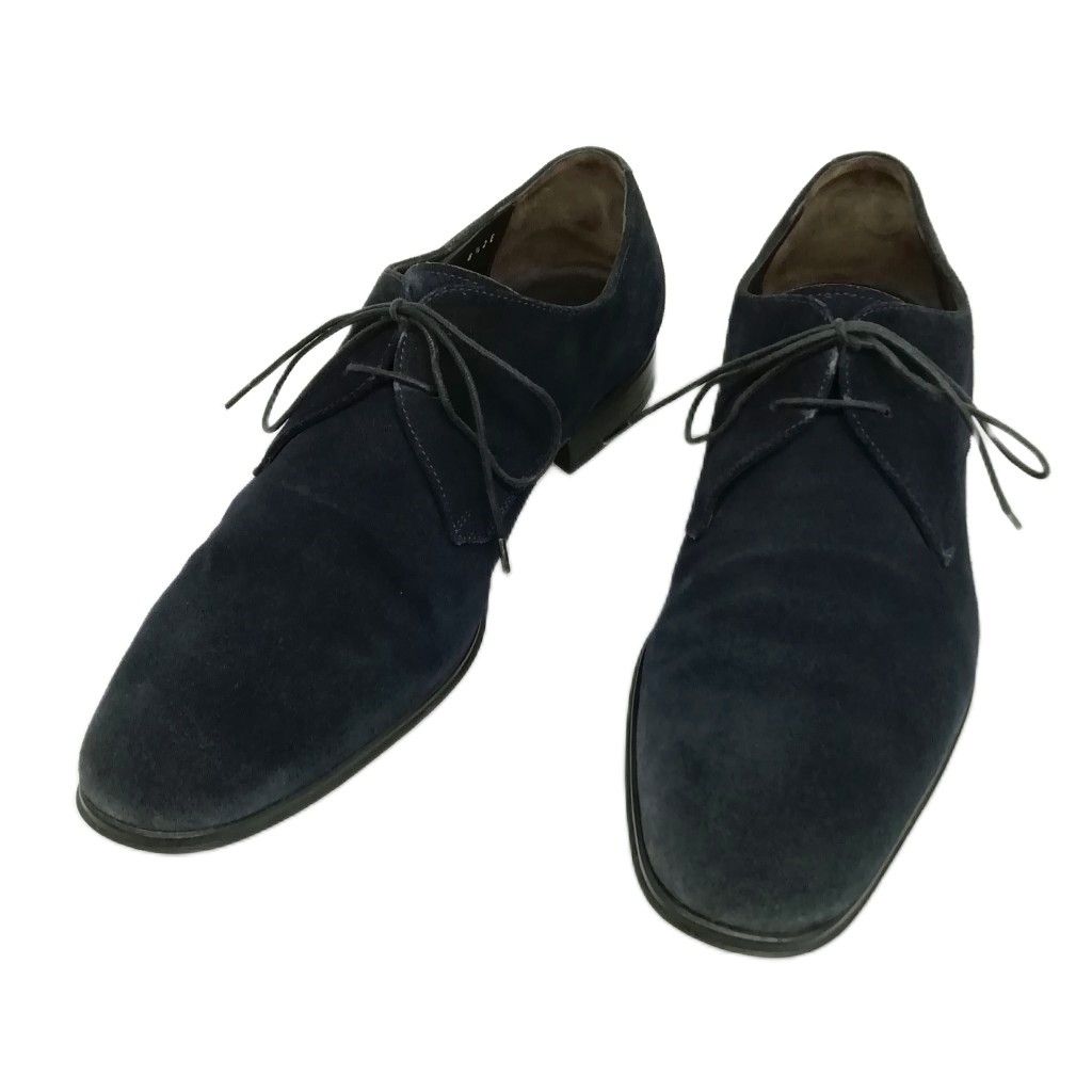 Salvatore Ferragamo プレーントゥ シューズ スウェード 黒