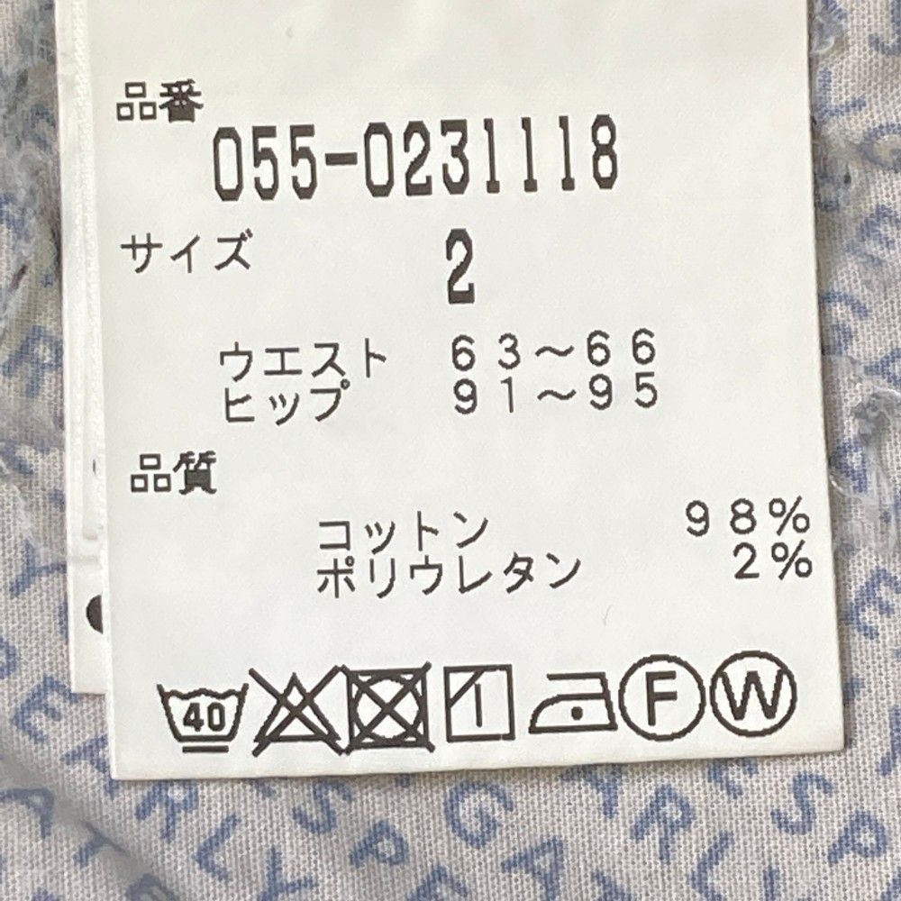 サイズ：2 PEARLY GATES パーリーゲイツ  ストレッチパンツ  ブラック系 [240101447348] ゴルフウェア レディース ストスト サイズ：2 PEARLY GATES パーリーゲイツ ストレッチパンツ