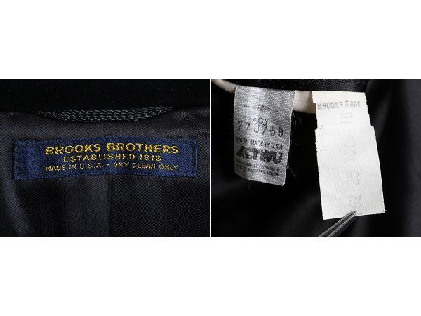 【USA製】80s BROOKS BROTHERS ヴィンテージチェスターコート