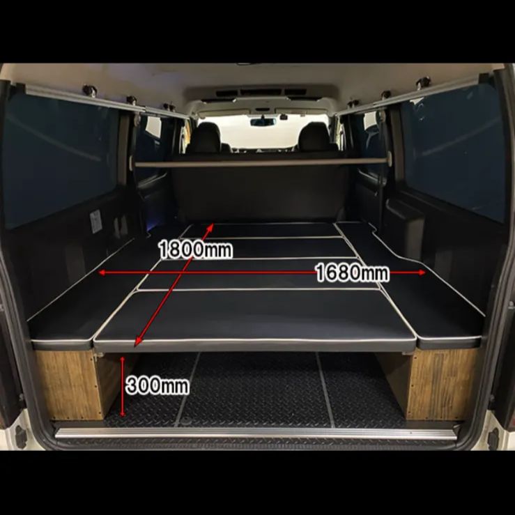 ハイエースS-GL ワイド用 ベッドキット ロータイプ - メルカリ