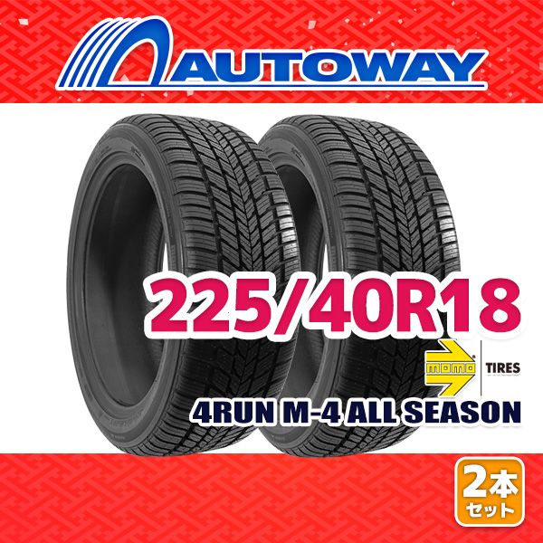 AUTOWAY】 新品 225/40R18 サマータイヤ MOMO Tires 4RUN M-4