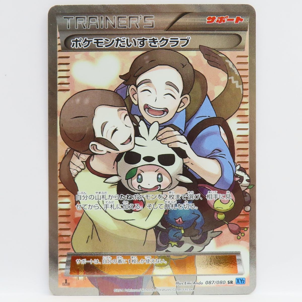 ポケモンカード ポケモンだいすきクラブ 087|080 SR XY2