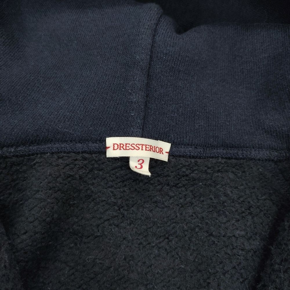 DRESSTERIOR 085-11301 D刺繍 裏毛 サイズ3 ジップアップ パーカー ネイビー レディース ドレステリア【中古】5 ...