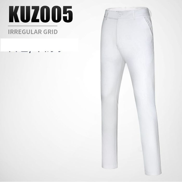 【美品】レセプション ゴルフパンツ 白 M メンズ 快適ストレッチ 2024SS 【メンズ】 ROSASEN ロサーセン ドビーストレッチパンツ